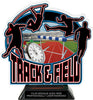 Track & Field Male Colorix Acrylic Trophy- 8.25 inch [TACR8-TKFLD-M-Q]