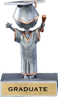 Graduate Bobblehead 'Toon Resin Trophy [SBH-SGD]