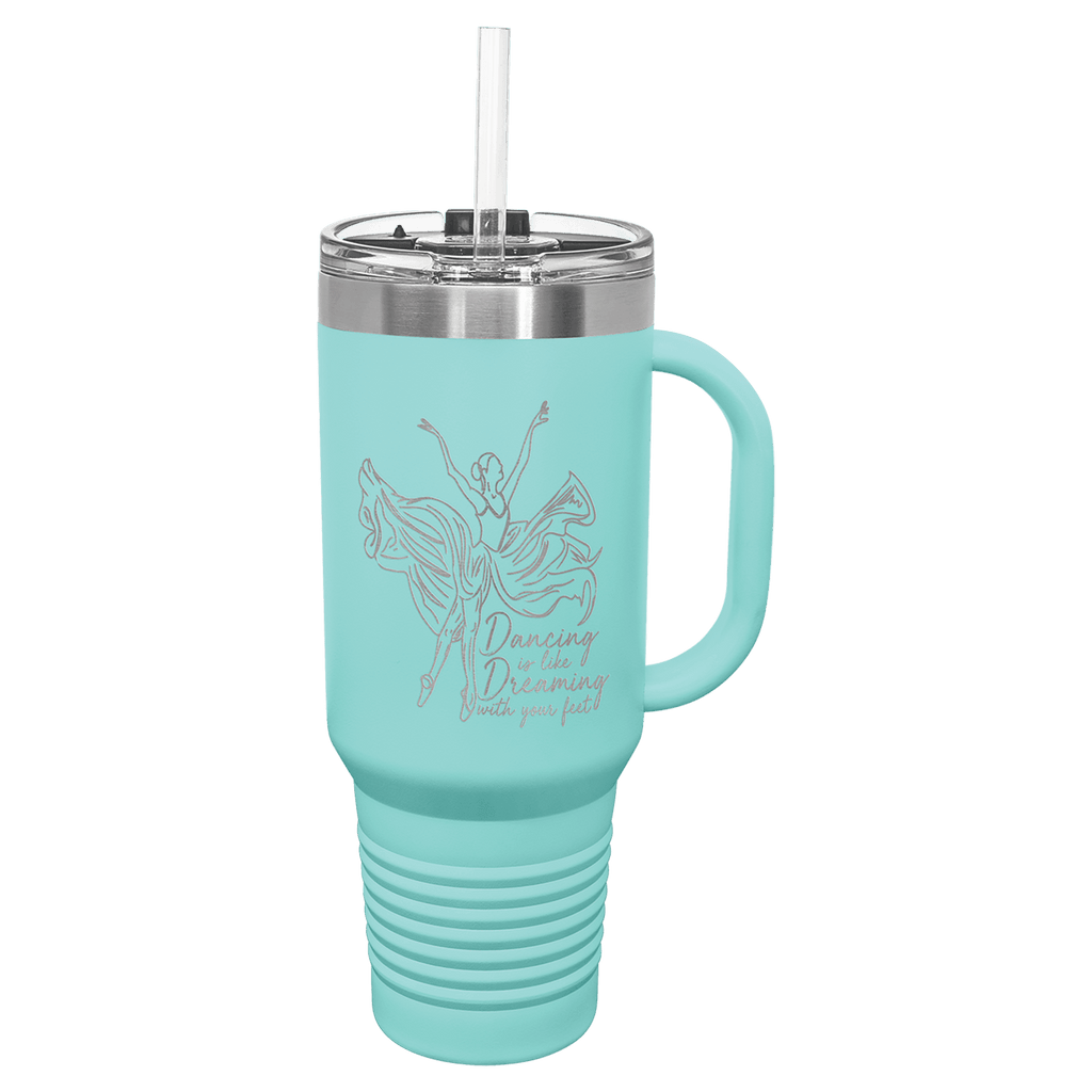 Polar Camel 40 oz. Travel Mug with Handle - Teal [TJPC74-TEAL]