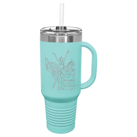 Polar Camel 40 oz. Travel Mug with Handle - Teal [TJPC74-TEAL]