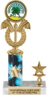 Wreath & Torch Single-Trim Insert Holder Trophies