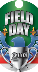 Field Day- 2nd Place Eagle Dog Tag Insert [DT-1569]