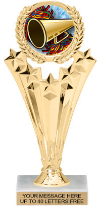 5 Star Wreath Color Insert Trophy [Ti-M505]