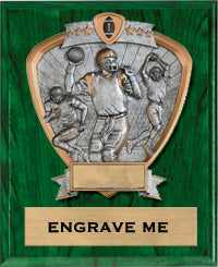 Football Sport Legend Shield Plaque 9"x12" [P9RSLS-FB]
