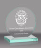 Eclipse Jade Crystal Award - 4.5 inch [GJM5034]