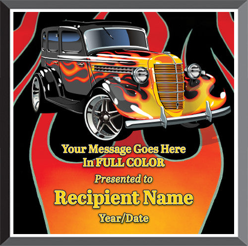 Auto/ Racing Square Graphix Plaque [PGFXQ66-RC]