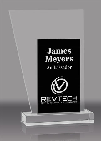 Dual Stratum Crystal Award - 9 inch [CF13-9-X]