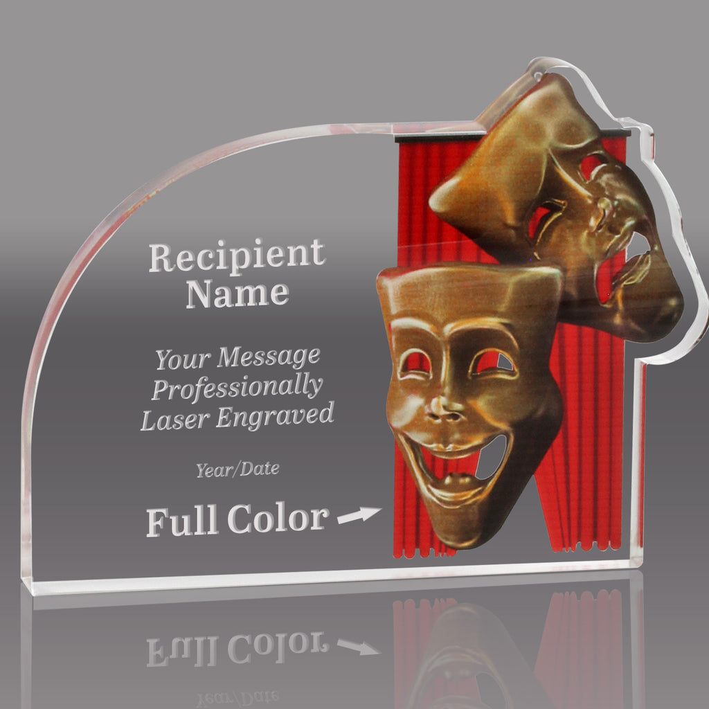 Drama Masks Acrylic Awards