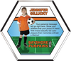 Full Color Hexagon Soccer Plaque with Your Photo [PHXSCFCP10-FL]