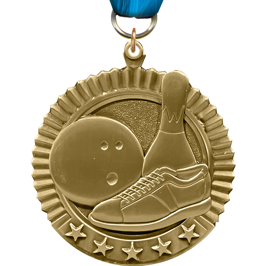 2.75" Bowling 5 Star Medal [MP36-BW]