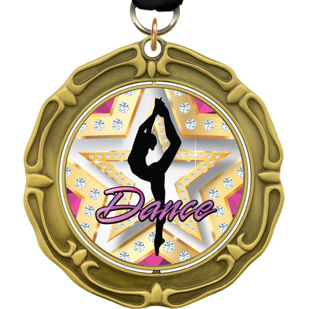 3 inch Spinning Insert Medal [MS683]