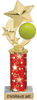 Tennis Shooting Star Spinning Trophy [TSSS12-TN]