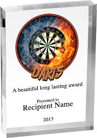 Darts Vibrix Acrylic Award [ACB46V-DT]