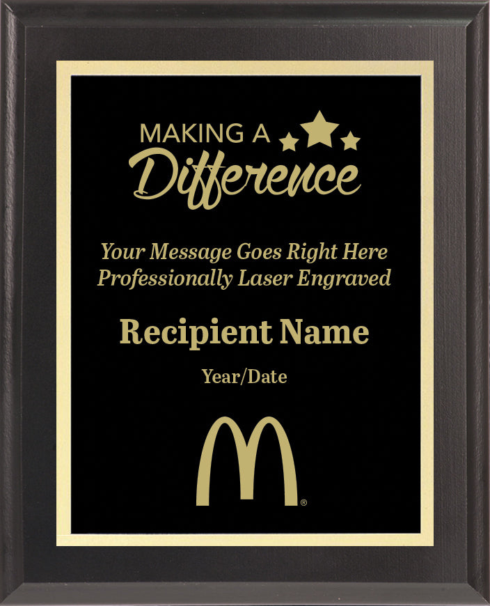 Engraved Full Plate Plaque - 8x10 inch [PM21-8X10]