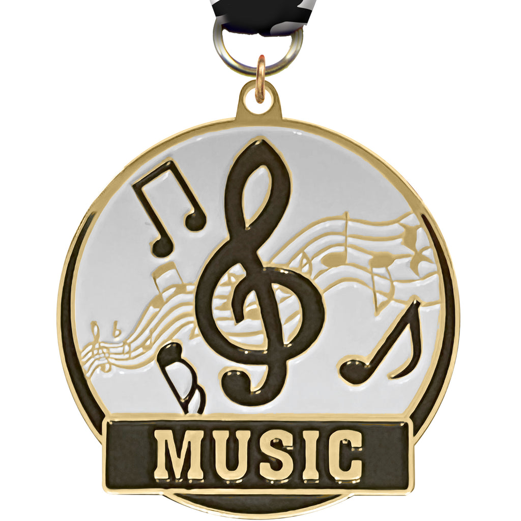 Music Enameled Medal [M2EP-MC]