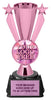 Pink Victory Star Custom Insert Cup on Regal Base [TXRGPSi-8-P]