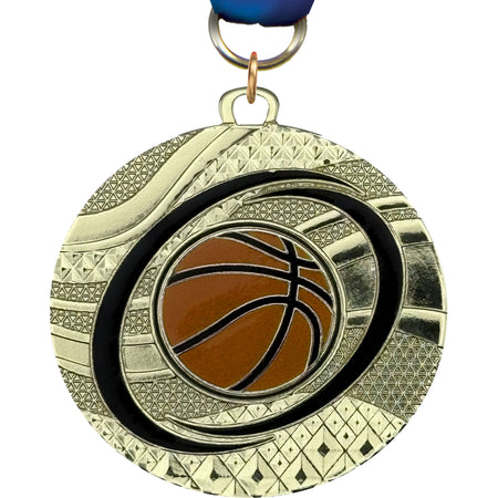 2" Basketball Prime Diecast Medal - MTP2-BK