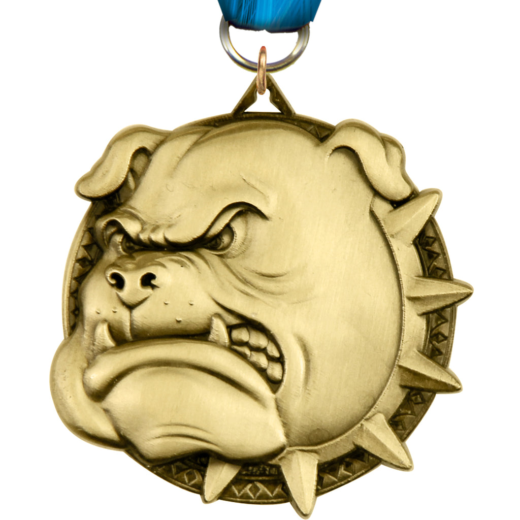 2" Mascot Bulldog Ultra-Impact 3-D Medal [MDTD2-BLDG]