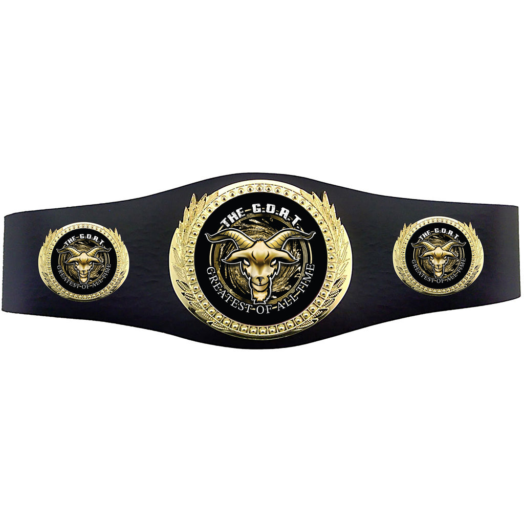 The G.O.A.T. 40 inch Youth Triple Art Champion Award Belt [C3SAB3-GOAT]