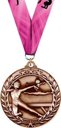 Gymnastics Female Dimensional Medal- Bronze [MSW2-GF-B]