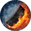 Hockey Fire & Water Insert [BTD-3157]