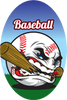 Baseball- Krunch Oval Insert [OV-1737]