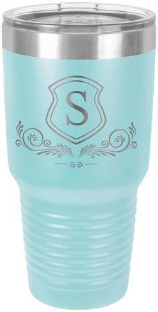 Polar Camel 30 oz. Ringneck Light Blue Vacuum Insulated Tumbler w/Clear Lid [TVIJ307]