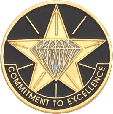 Commitment to Excellence Enameled Pin [PCM-EMP-545]