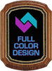 Custom American Walnut Plaque with Florentine Border 9
