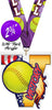 Softball Victory Colorix Acrylic Medal [MACR2-V-SB-Q]