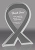 Gray Awareness Ribbon Acrylic Award - 5 inch [ATRIB-GRY-5-Q]