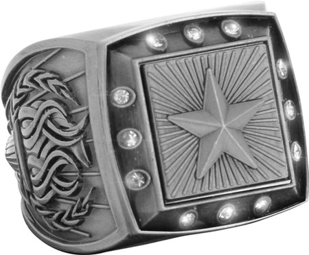 Championship Ring with Activity Insert- Star Silver [RGSJ-S-12ST-STR]