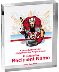 Hockey Vibrix Acrylic Award [ACB45V-HK]