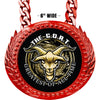 The G.O.A.T. 6 inch Red Champion Chain [CCSP-RED-GOAT]