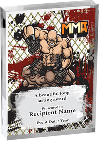 Mixed Martial Arts Vibrix Acrylic Award [ACB57V-MMA]