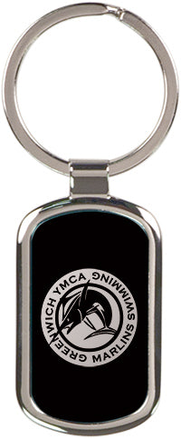 Rectangular Key Ring- Black [KCREC090BK]