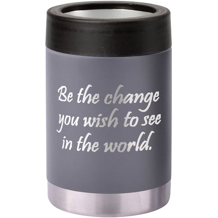 TahoeÂ© Stainless Steel Vacuum Insulated Beverage Holder - Dark Grey [TMLG18-DGRY]