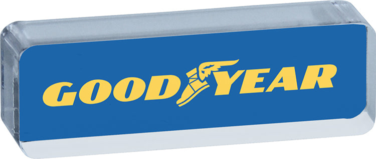 Acrylic Full Color Logo Block- 3x1 inch [ALB-3X1-FC-Q]