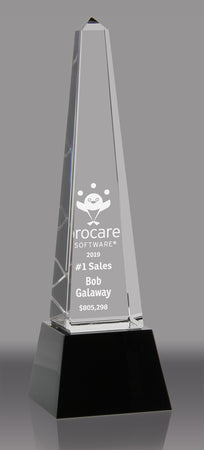 Empire Monolith Crystal Award - 12 inch [CF30-12-X]