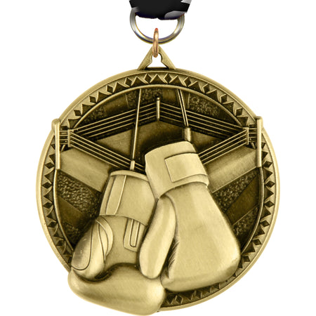 2" Boxing Ultra-Impact 3-D Medal [MDTD2-BX]