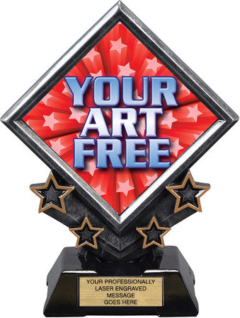 Victory Star Diamond Custom Insert Resin [RXDIR-11-STR]