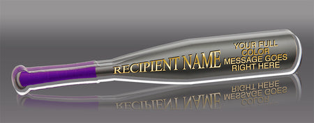 Softball Bat Full Color Acrylic Award - 10 inch [ABAT-SB-10-FC-Q]