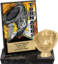 Tornados Mascot Billboard Plaque [PBB6-MSCT-TRD]