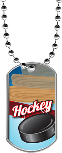 Hockey Dog Tags [DTLAM2-HK]