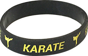 Karate Silicone Wrist Band [BJTB-MA-K]