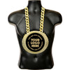 6 inch Champion Chain w/ Black Engraving Plate - Black [CECSP-K-BLK]
