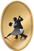 Dance- Ballroom Dancing Oval Insert [OV-1774]