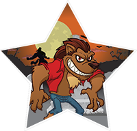 Halloween - Warewolf Star Insert [ST-3682]