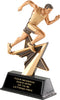 Track Male Star Power Resin Trophy - 7
