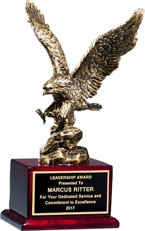 Antique Bronze Finish Resin Eagle [RT1588EG]